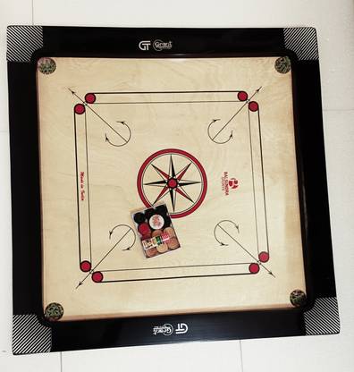 GRANT Carrom Board glossy finish 36 inch 91 cm Carrom Board
