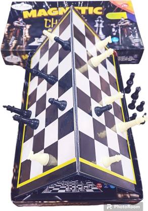 De Beste MAGNETIC CHESS AND 50 CLUB GAMES COMBO Party & Fun Board Game