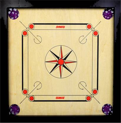 SYNCO Carrom Board 4.44 cm Carrom Board