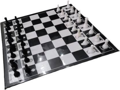 ActiveU Black And White Chess Board Set 3 cm शतरंज बोर्ड