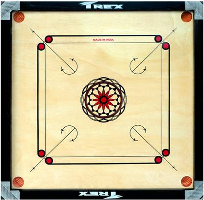 Trex Sports 32 inch full size Best Seller waterproof for Professional Players 81.28 cm Carrom Board
