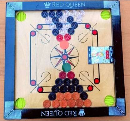 HOC Small mixed coins 4 cm Carrom Board