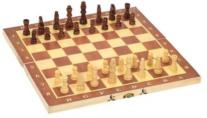 Koel Wooden Folding Chess Set & Chess Pieces 30 cm Chess Board