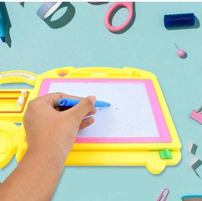 Ritesh Sharman Traders Bus Shape Drawing & Writing Slate Board for Kids123 8 cm Archery Board