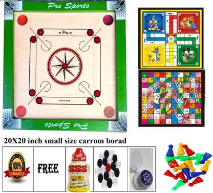PRSSPORTS 20 INCH CARROM BOARD 2.5 cm Carrom Board