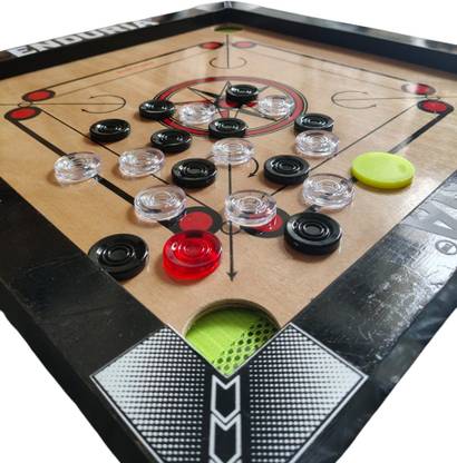 ENDURIA CARROM BOARD SMALL FOR KIDS WITH COINS 50 cm Carrom Board