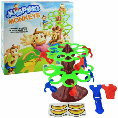 maitra Jumping Monkey Toy for Kids, Jumping Monkeys Board Game for Kids, Monkey Tree Game for Kids Party & Fun Board Game