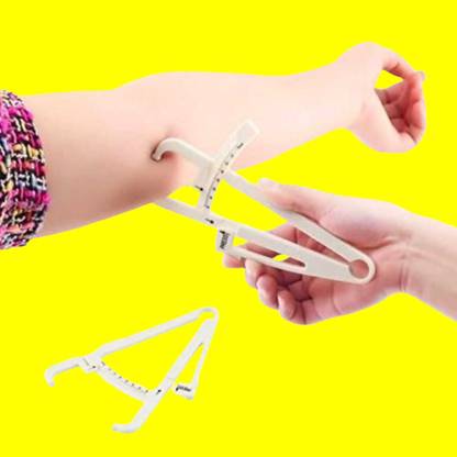 FlyTouch Simple Operate Burn Fat Body Shaper Body Fat Caliper Skinfold with Measurement B Body Fat Analyzer