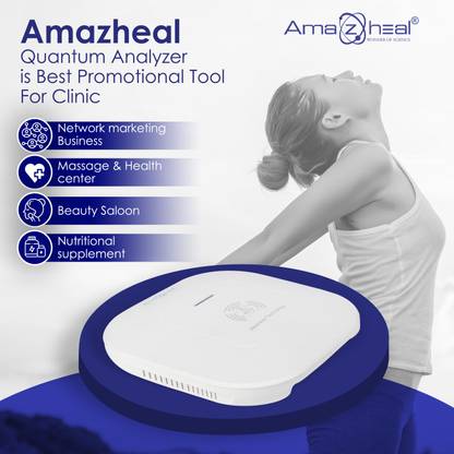 Amazheal Quantum Resonance Magnetic Full Body Health Analyzer Checkup Machine,Japanese Technology Latest version Portable Size Body Fat Analyzer