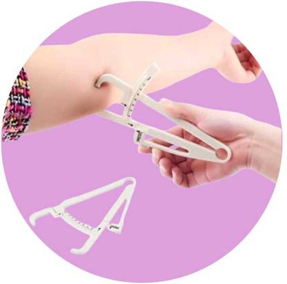 FlyTouch Burning Fat Fitness Analyzer Fat Measuring Clamp With Measurement Chart B Body Fat Analyzer