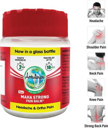 Amrutanjan MAHA STRONG PAIN Balm