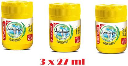 Amrutanjan Pain Balm Aromatic Action (3 x 27 ml) Balm