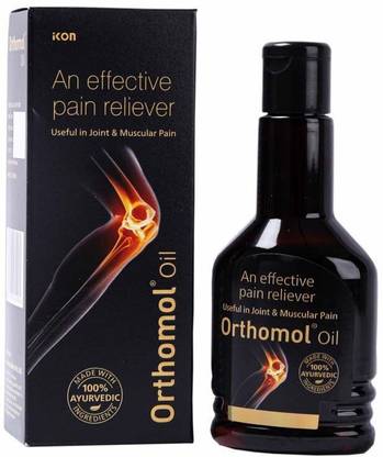 Orthomol Ayurvedic Pain Relief Oil for Joint Pain, Muscular Pain, Rheumatoid Arthritis, Osteoarthritis - 100 ml Pack of 1 Liquid