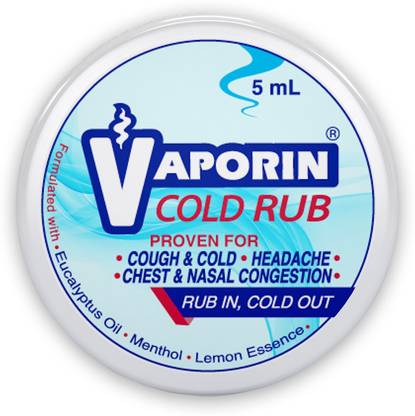 Vaporin Coldrub - 5 mL(Pack of 12) Balm