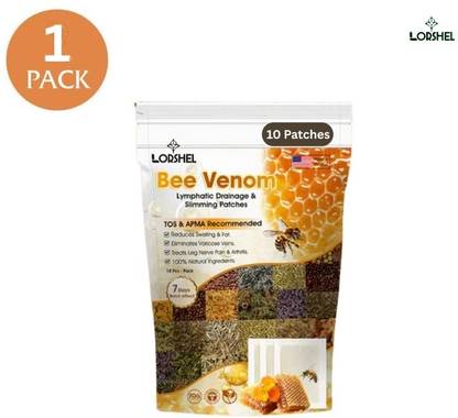 LORSHEL Bee Venom Foot Patches Circulation and Sleep Aid Plaster & Patch