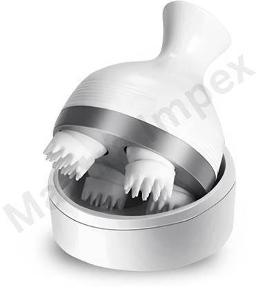 Mantra Impex Head Massager Scalp Automatic Rechargeable Handfree Pain Relief Machine Inhaler