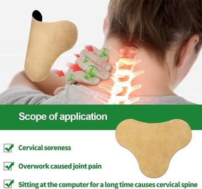 Americolor ® Pain Relieving Patches, Cervical Vertebrae Pain Patch for Back, Neck Arthritis Plaster & Patch