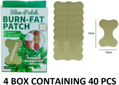 Agarwals Slim Burn - Fat Weight Loss Arm Slimming Moxibustion Patch (40 PATCHES) Plaster & Patch