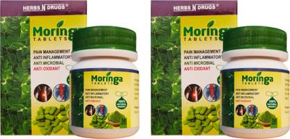 HERBS N DRUGS Moringa Instant moov Pain Relief Ayurvedic Regular (30 X 2) Tablets Tablets