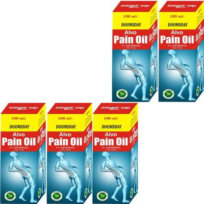 DOOMSDAY ALVO PAIN RELIEF OIL FOR ULTIMATE RELIEF OIL PACK OF - 5 Liquid