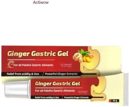 ACTIWOW Ginger Gastric Gel to Prevent Stomach Acidity Flare-Ups Gel