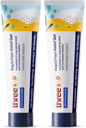 three60+ three60 Plus RAPID PAIN RELIEF Gel (Pack of 2) Gel