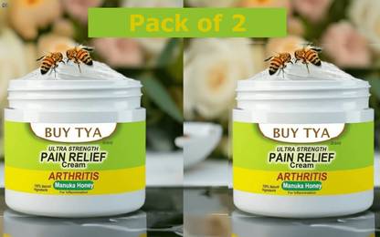 Buy TYA Bee Vemn Relief Cream 50 ml – Ultra Strength, 2-Pack for Enhanced Recovery Cream