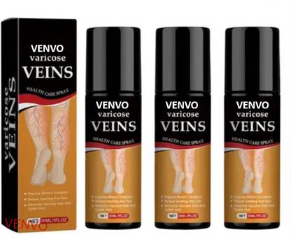 venvo Varicose vein pain treatment spray -Cooling Herbal Circulation Support (3*100ml) Spray