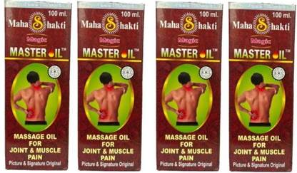 DEAL TO DEAL Mahashakti magic master oil for joint & muscle Pain pack of 4 Liquid Liquid