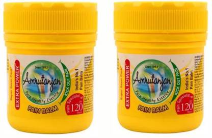 Amrutanjan PAIN BALM 50 GRAMS PACK OF 2 (25G*2) Balm