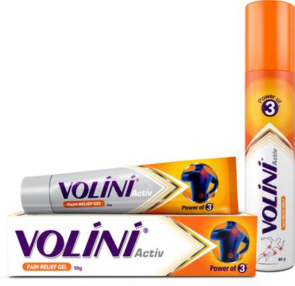 Volini Activ Pain Relief Gel & Activ Spray Gel