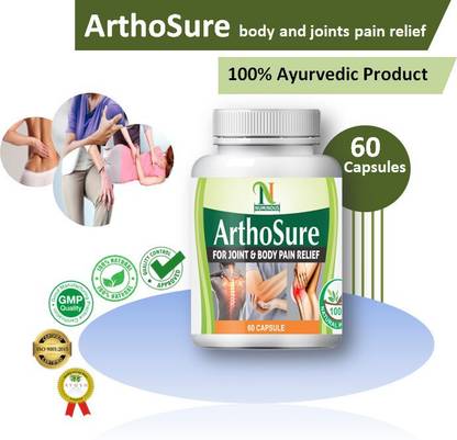Numinous ArthoSure Joint and Body pain relief Ayurvedic Medicine, Pack of 1, 60-capsules Capsules