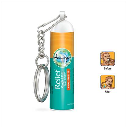 Amrutanjan Relief Cough & Cold Nasal Inhaler Liquid