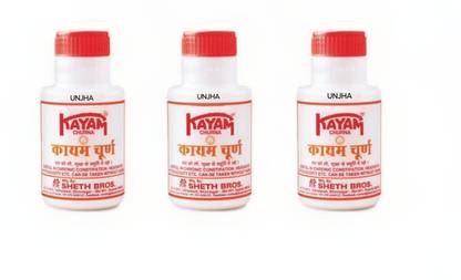 Unjha Kayam Churna 50g Pack of 3 Powder