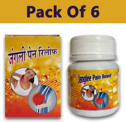 Quickbits Ayurved Jangli Pain Relief Capsule,30 Capsule each bottle(pack of 6) Capsules