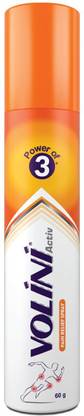 Volini Activ Pain Relief Spray 60 Gm Spray