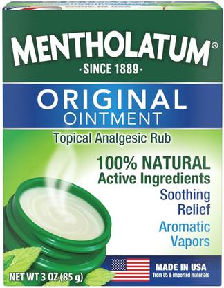 Mentholatum Original Chest Rub Ointment Balm