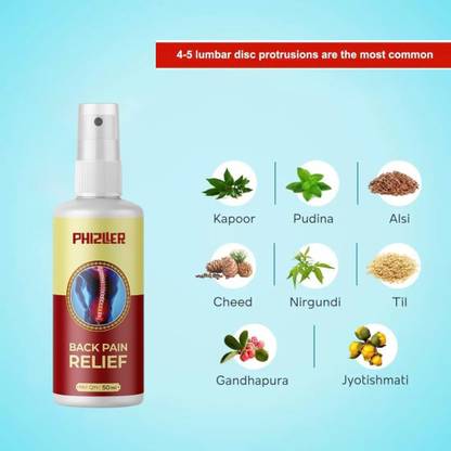 PHIZLLER Apgar Back Relief Pain Spray