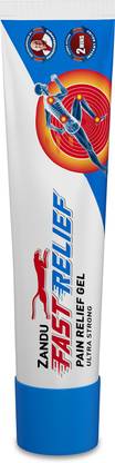 ZANDU Fast Relief Gel,for back and muscle pain; recommended by physiotherapist. Gel