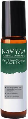 Namyaa Feminine Cramp Relief Roll On | For Period Cramps, Lower Back Pain & Body Pain Liquid