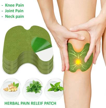 QOZWEID Knee Pain Relief Patch-Herbal Knee Pain Relieving Plaster Sticker,Knee,Shoulder Plaster & Patch