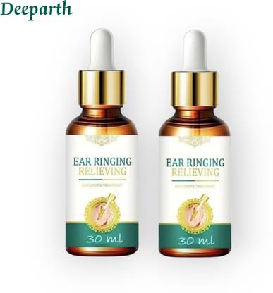 Deeparth Soothing Ear Drops (Pack-2/30ml Each) - Liquid Treatment for Ringing Ears Liquid