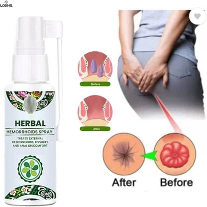 LORSHEL Piles Spray - Eelhoe Herbal Hemorrhoids Treatment 100% orignal Liquid