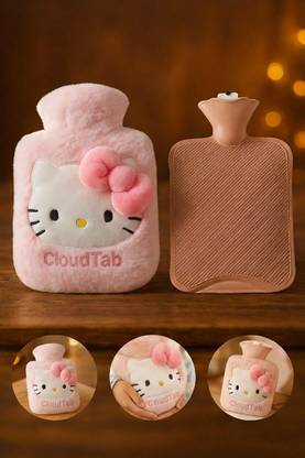 CloudTab Premium Hot Water Bag with Soft Cover for Period Cramp, Pain Relief & Heat Pack Plaster & Patch