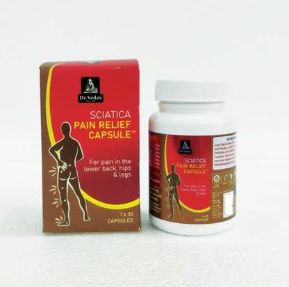 DR. VEDA'S Sciatica Pain Relief Ayurvedic Capsule -30capsules - Pack of 1 Capsules