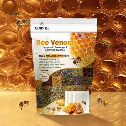 LORSHEL Bee Venom Foot Patches for Comfort Detox and Pure Relaxation Plaster & Patch