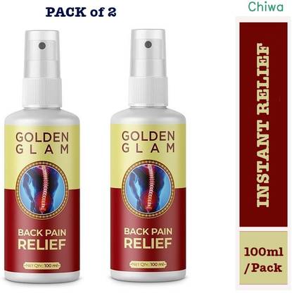 CHIWA Pack 2 Golden Glam Advanced Back Pain Relief Spray