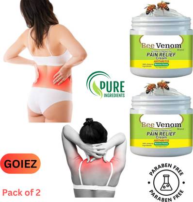 GOIEZ Bee Venom Cream For Bone Healing And Joint Support (pack Of 2) Cream