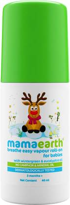 Mamaearth Natural Breathe Easy Vapour Roll-On, 40ml Balm