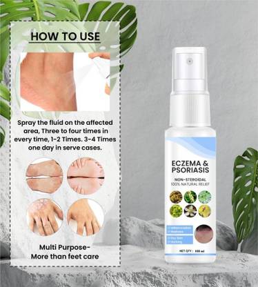 Prefetto COSMO 100% ORIGINAL Herbal Eczema Psoriasis Relief Treatment Spray for Smooth Skin Spray